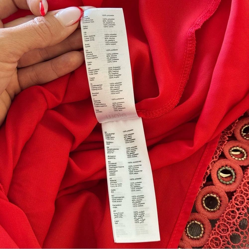 Maje Coral Sleeveless Midi Sundress, Size 1 - Picture 15 of 16